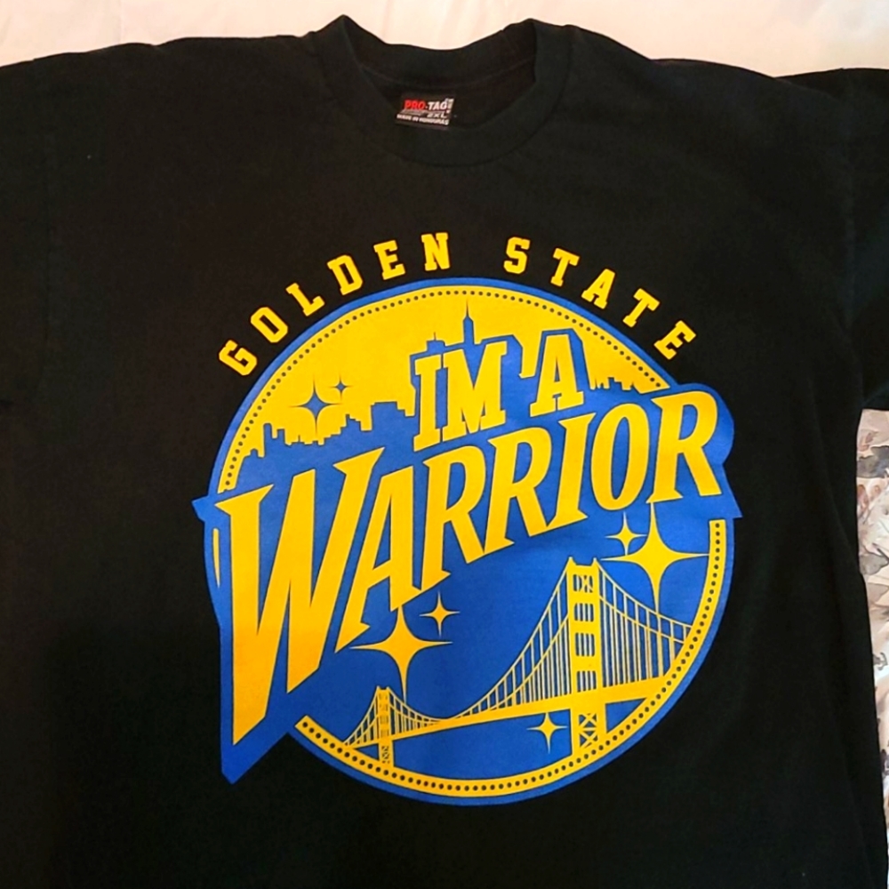 I'm a Golden State Warrior t-shirt